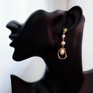 ✨Beautiful Genuine Natural Pearl Dangling Earrings